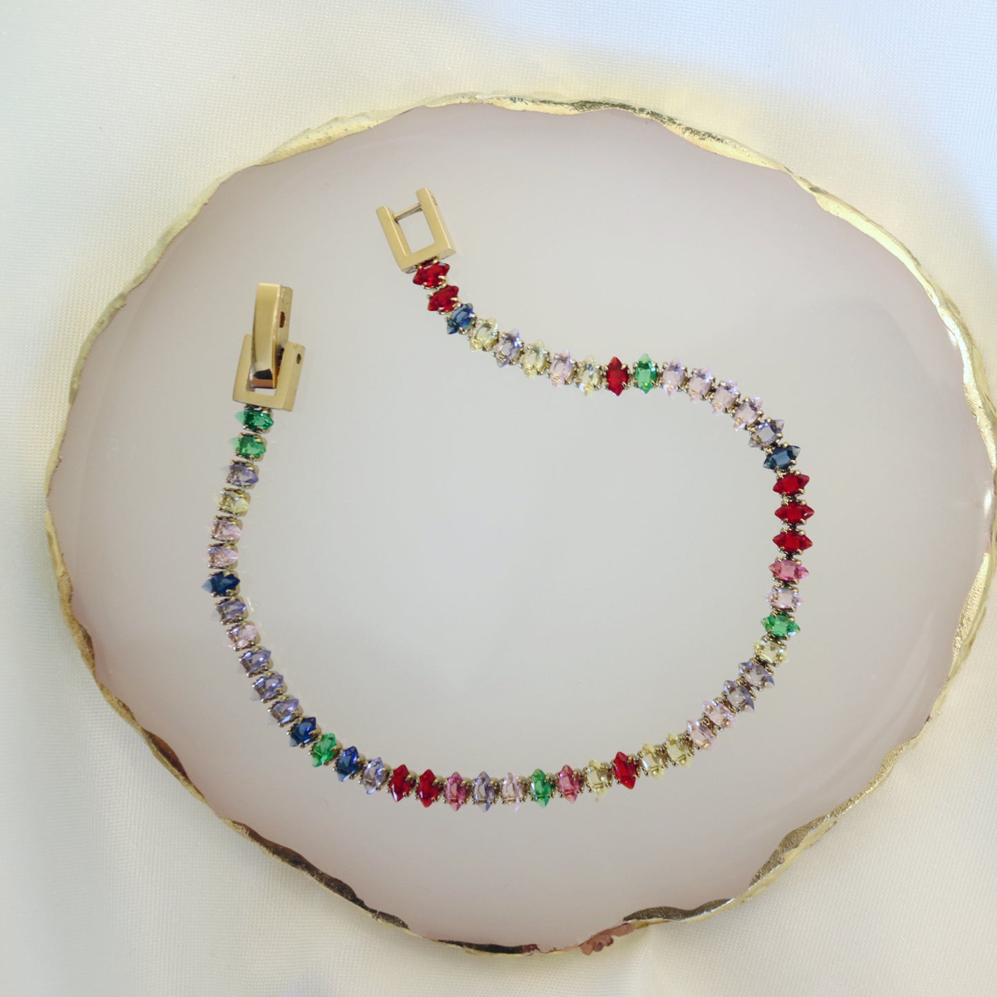 Multicolor Tennis Bracelet - Kalopsia Accessories
