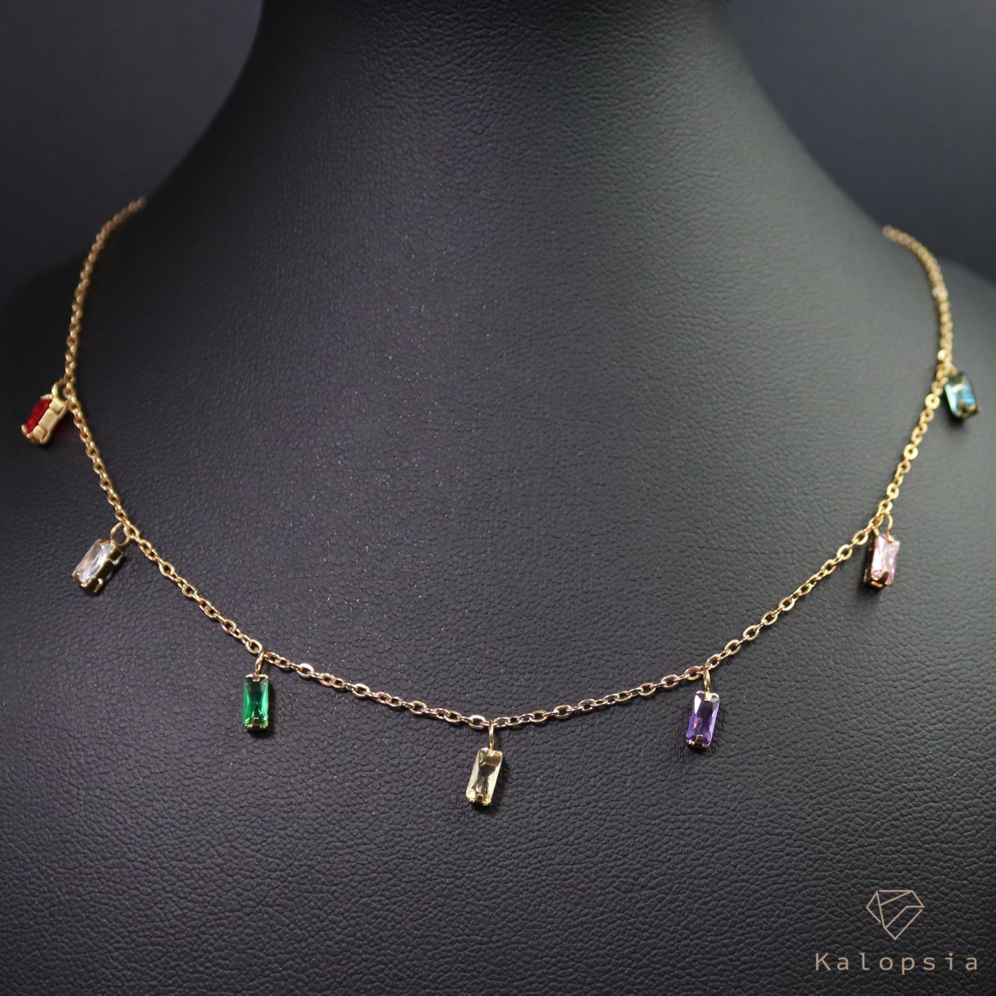 Charm Multicolor Stones Set - Kalopsia Accessories