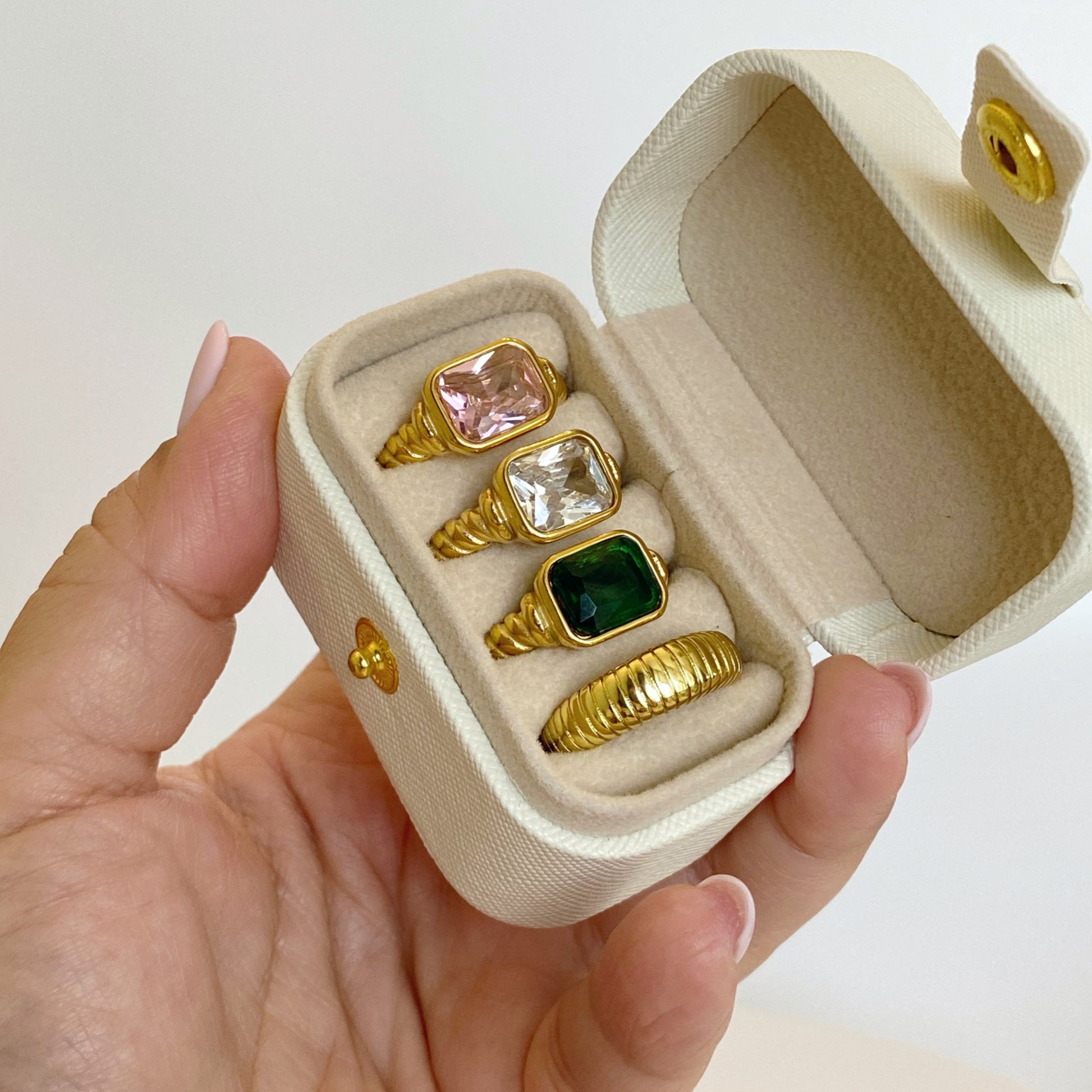 Natural Stone Ring - Kalopsia Accessories