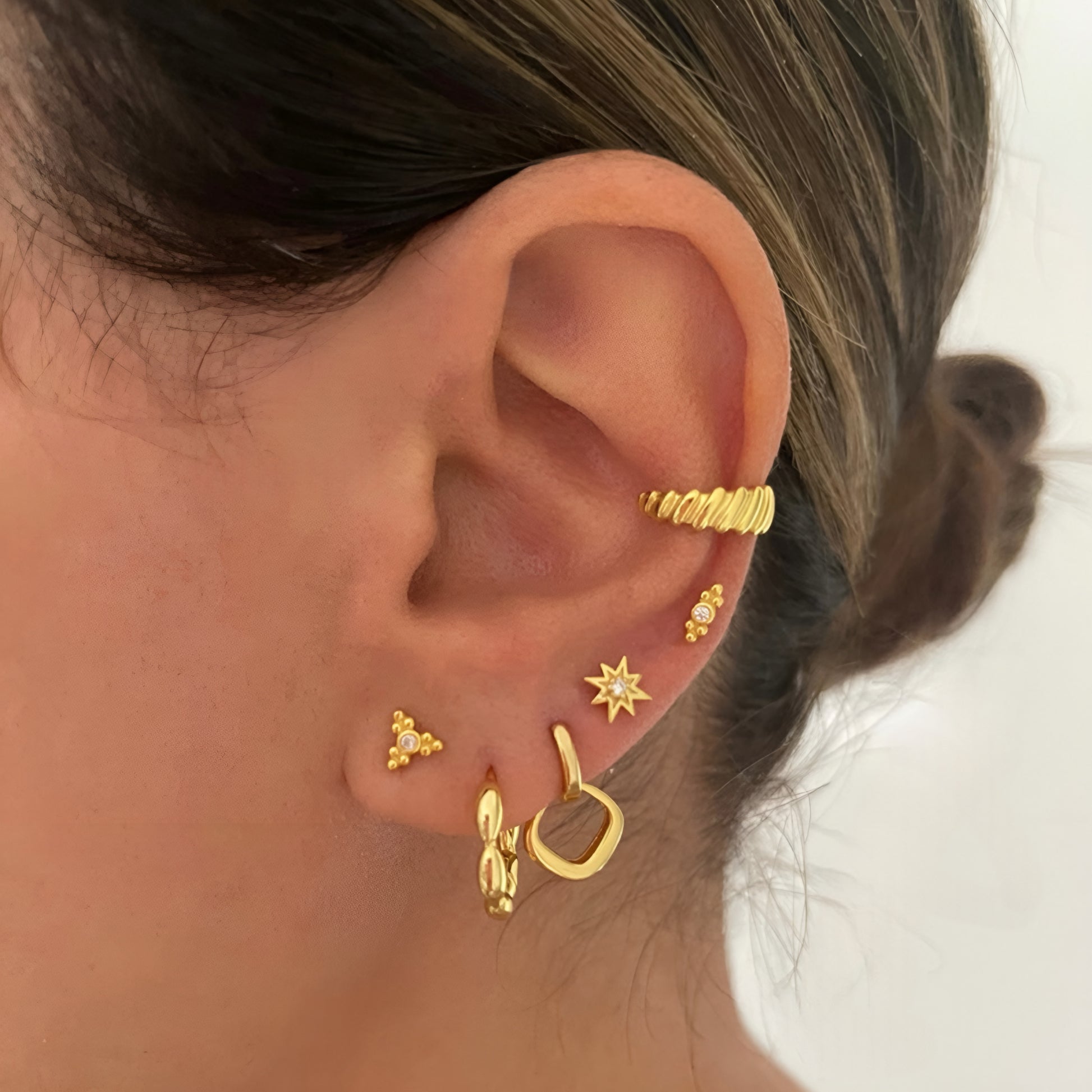 Single Earring Star Set - Kalopsia Accessories