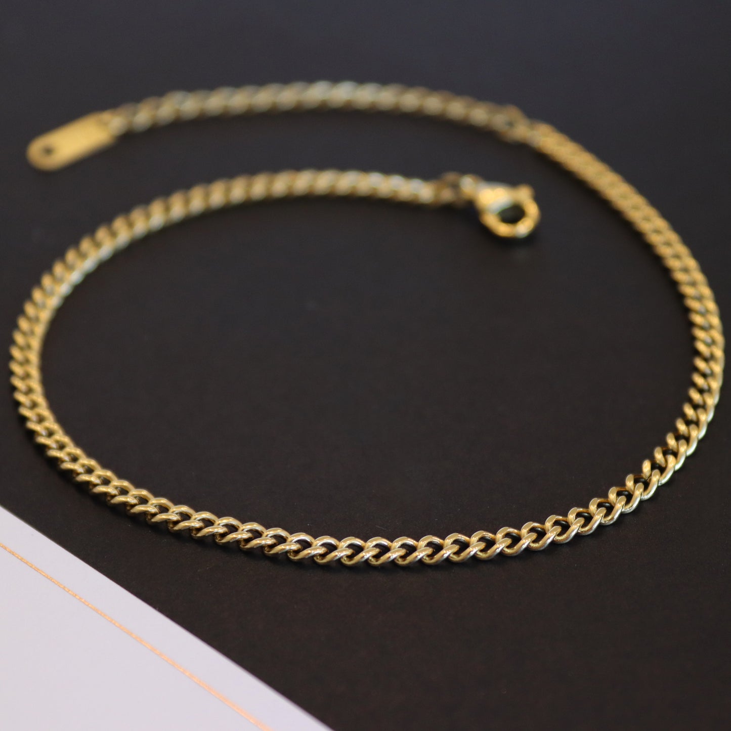 Curb Chain Anklet - Kalopsia Accessories