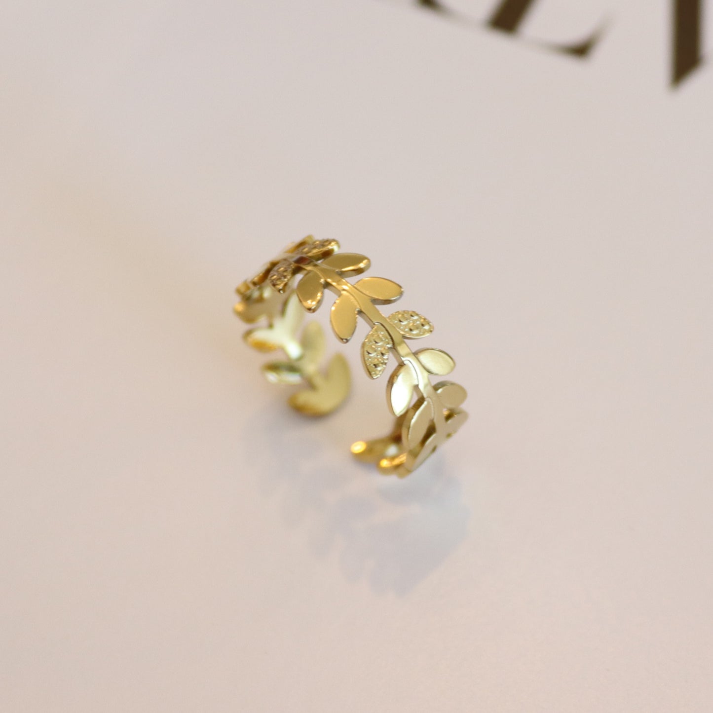 Leaf Ring - Kalopsia Accessories