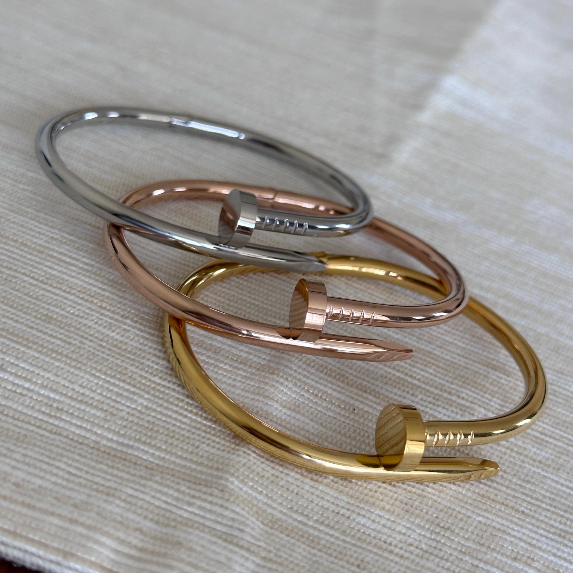 Nail Bangle Bracelet - Kalopsia Accessories