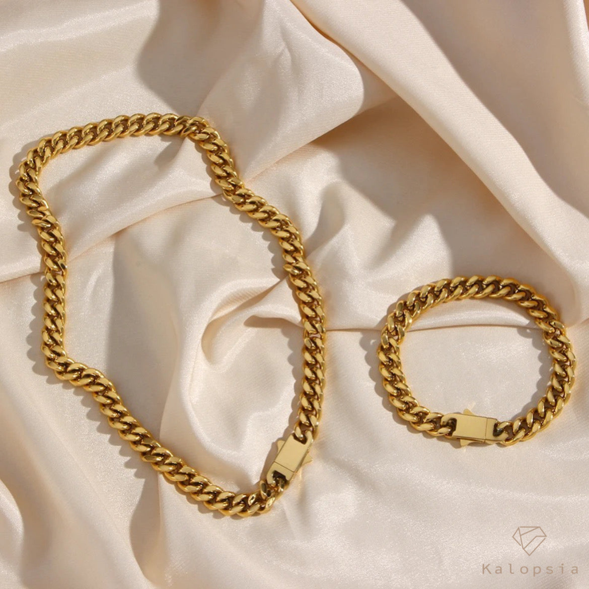 Two Tone bracelet - Kalopsia Accessories