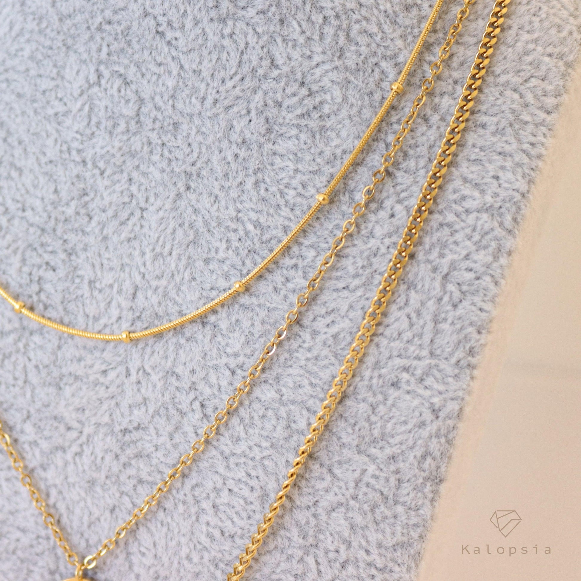 3 Layers Necklace - Kalopsia Accessories